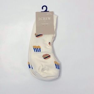 🥳 J.CREW No-Show Socks Fast Food